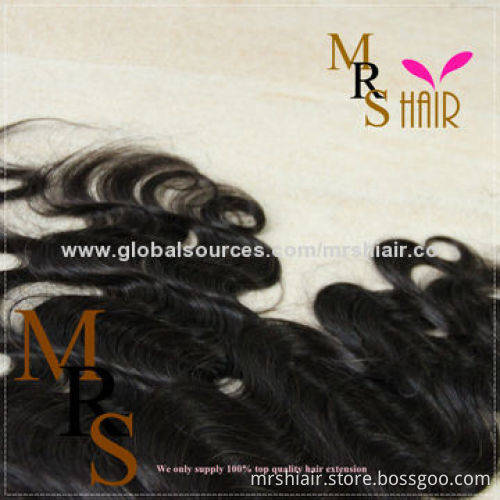 20-inch Natural Black New Body Wave Peruvian Hair Weaving
